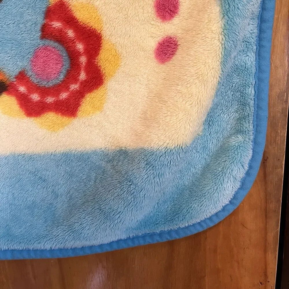 VTG Winnie The Pooh Tigger Piglet Baby Blanket Fleece Children’s Throw 45”x 30”